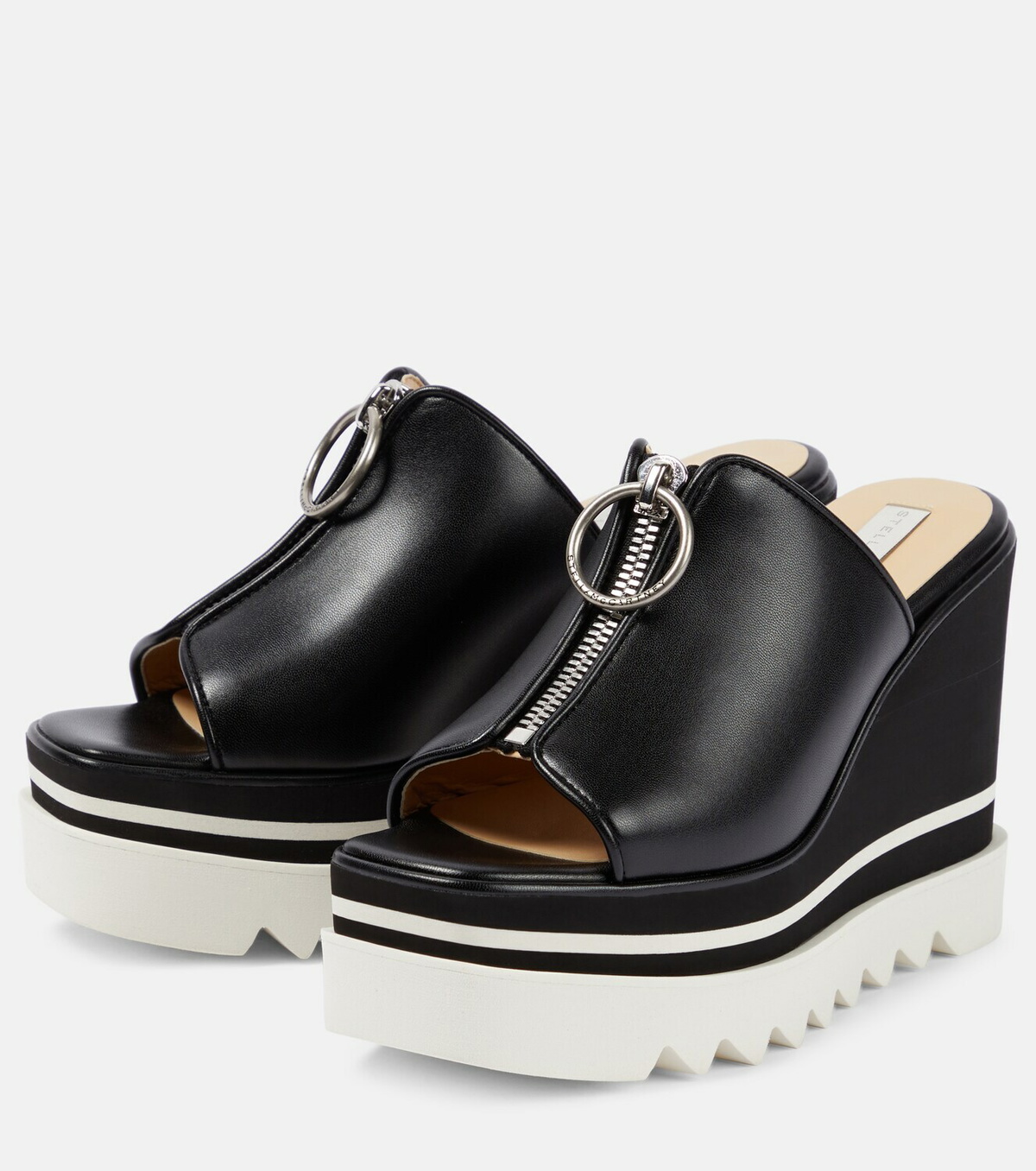 Stella McCartney Sneak Elyse wedge mules Stella McCartney