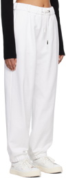 Wooyoungmi White Drawstring Lounge Pants