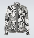 Versace Printed silk twill shirt