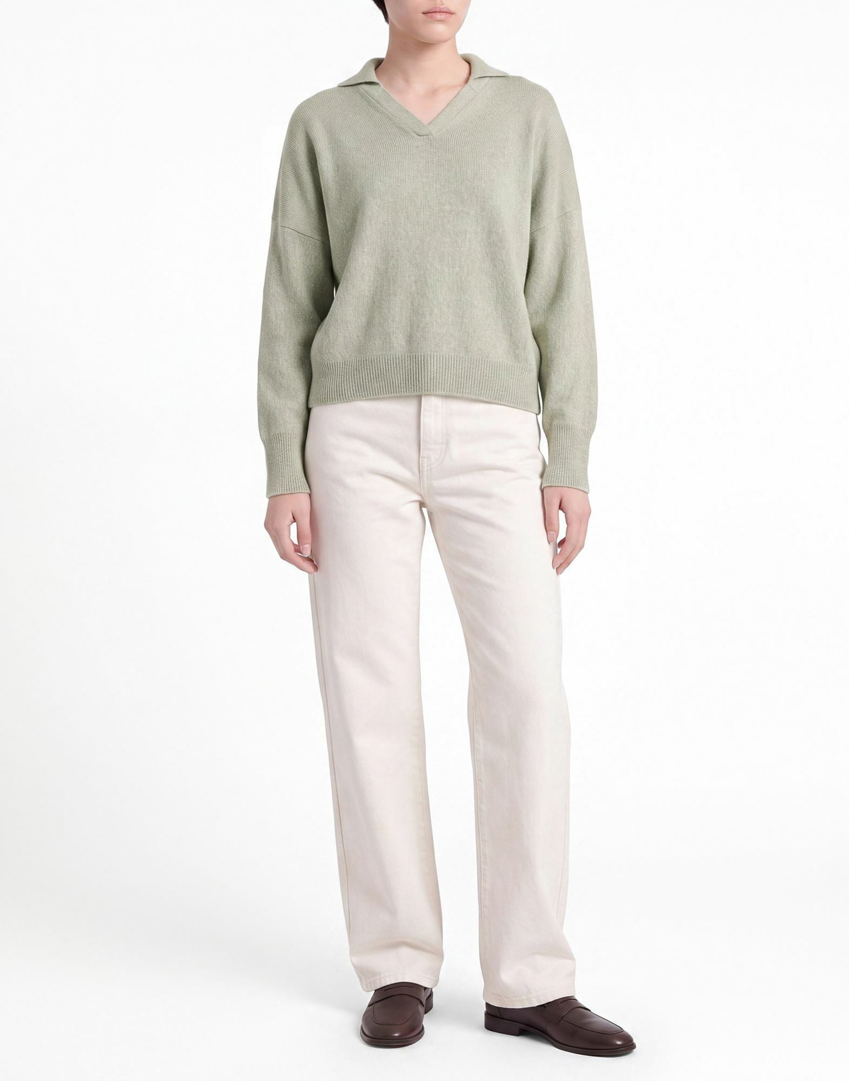 Peserico Easy Womens Sweater Light in Green