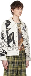 Chopova Lowena White Printed Jacket
