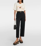 Stella McCartney Wool-blend straight pants