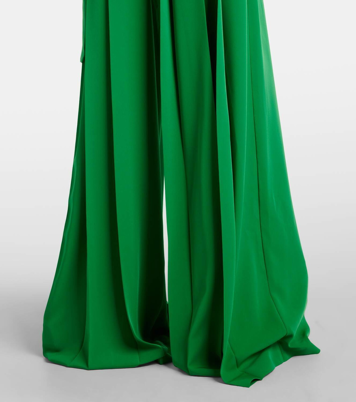 Elie Saab Open-back crêpe jumpsuit