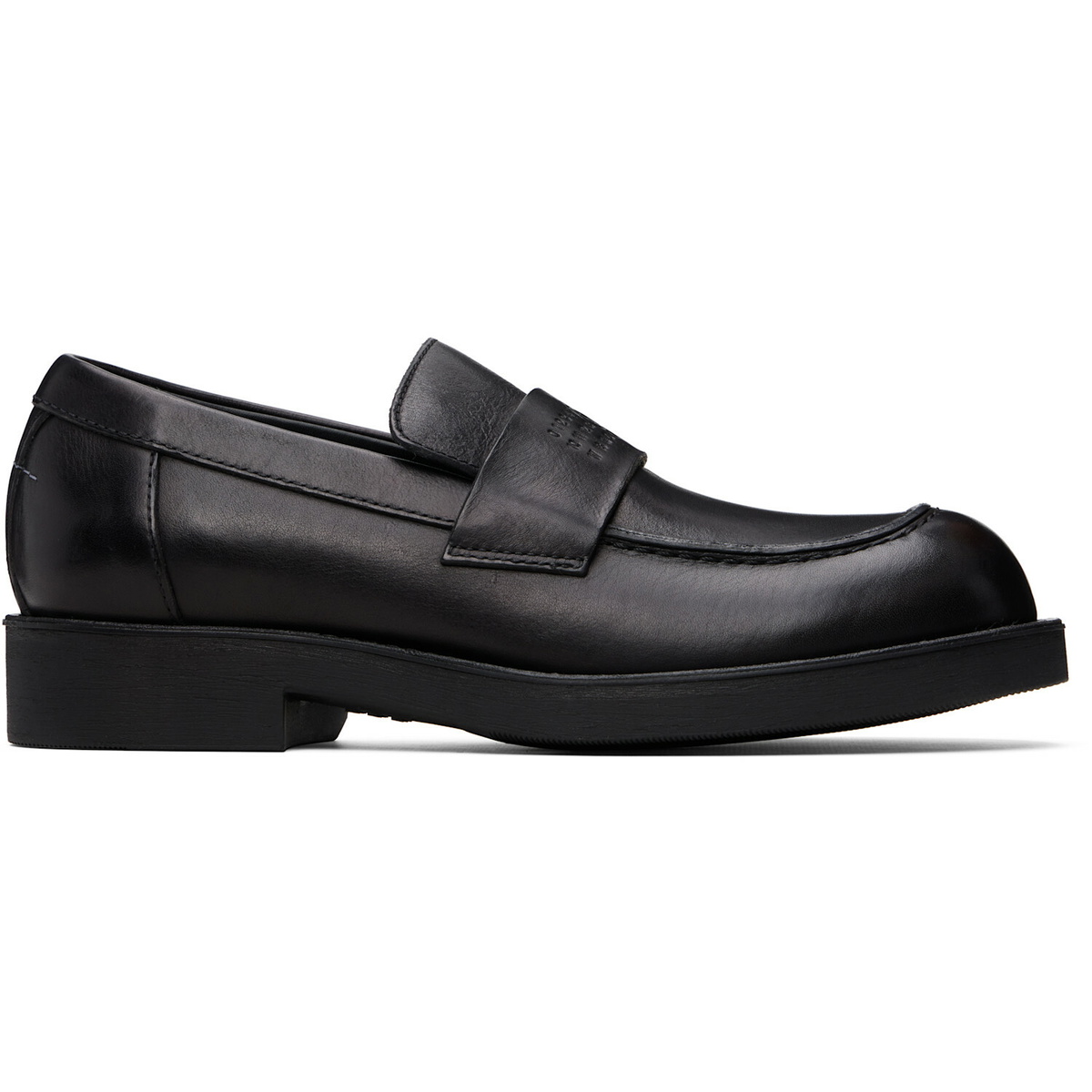 MM6 Maison Margiela Black City Biker Loafers