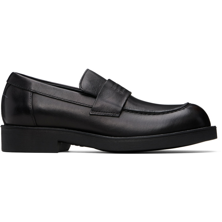 Photo: MM6 Maison Margiela Black City Biker Loafers