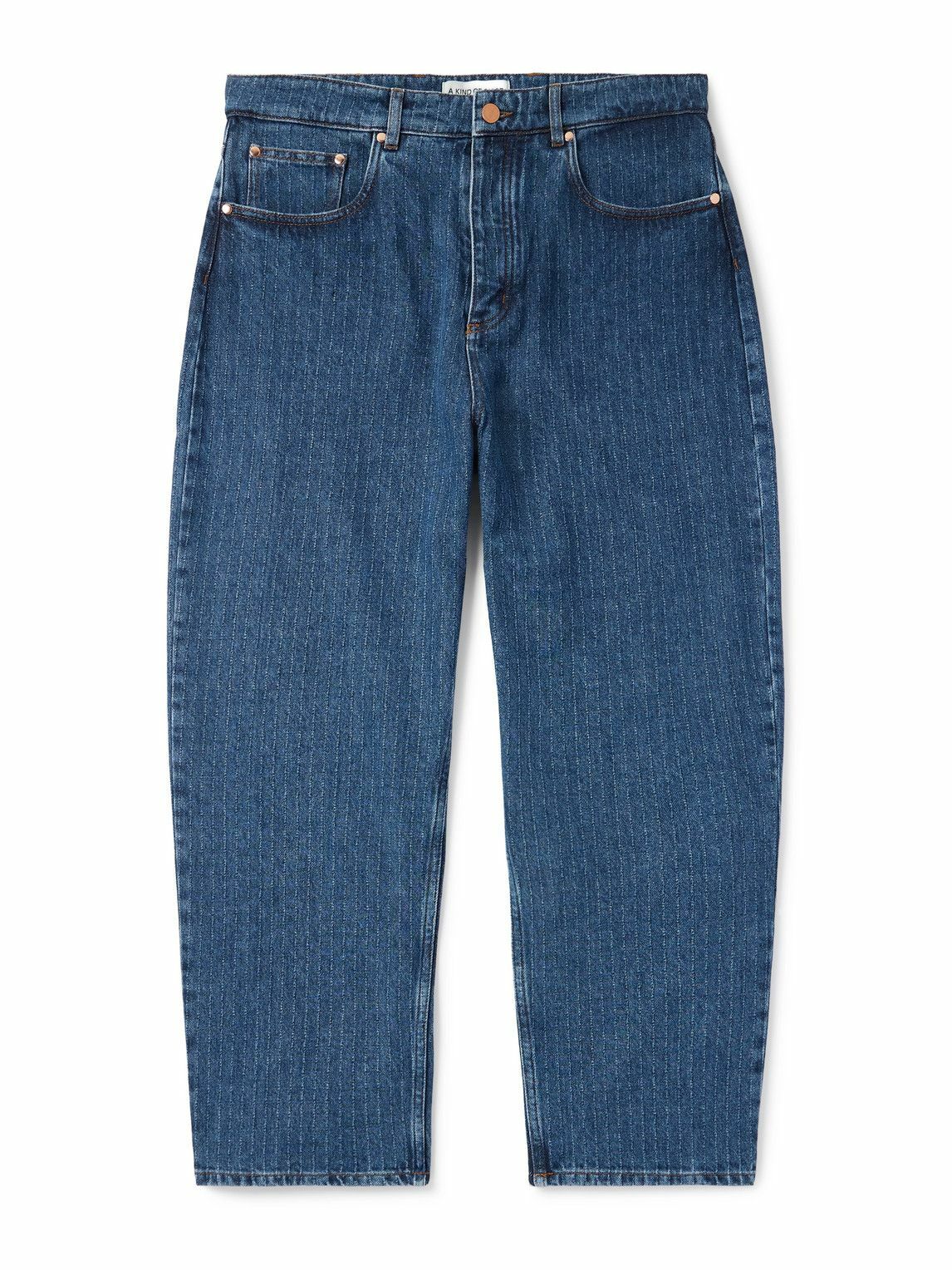 A Kind Of Guise - Terek Straight-Leg Organic Jeans - Blue