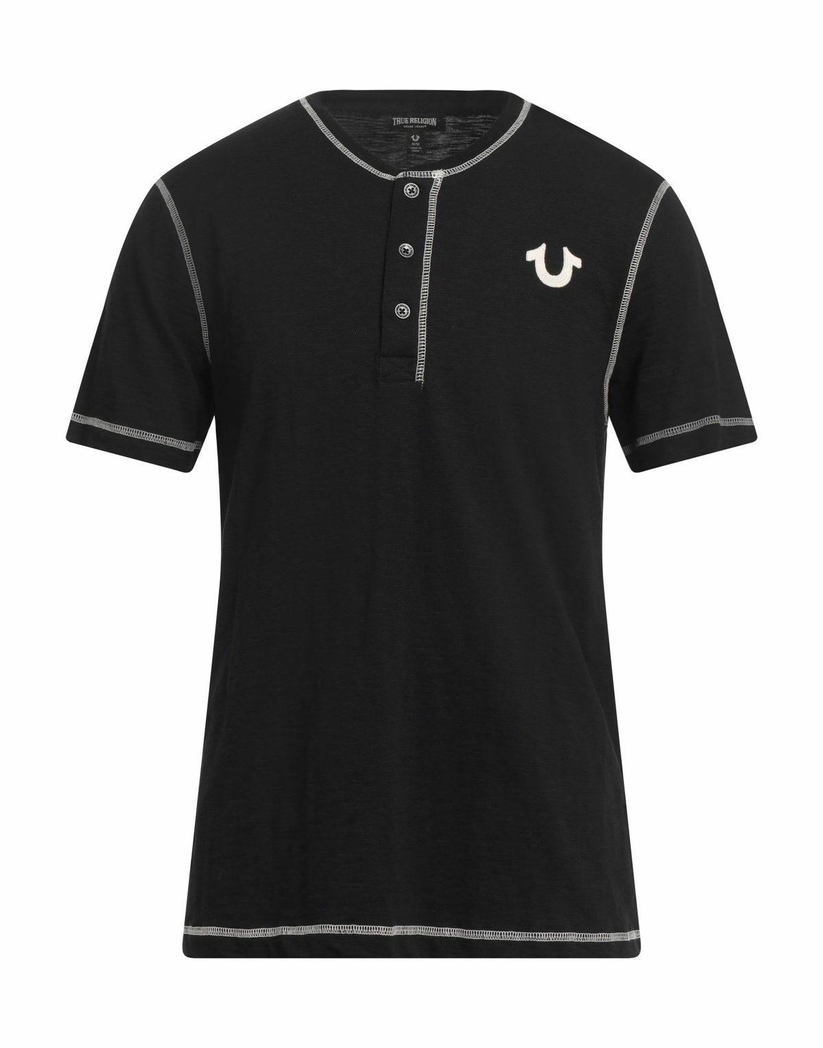 True Religion Mens T-shirt in Black