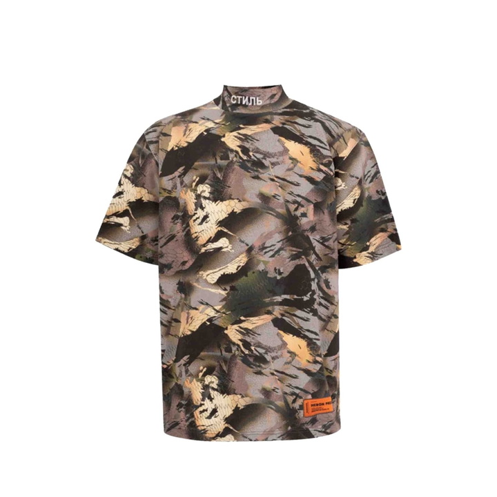 Photo: HERON PRESTON Camouflage Print T-shirt
