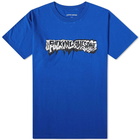 Fucking Awesome Men's Dill Cut Up Logo T-Shirt in Cobalt