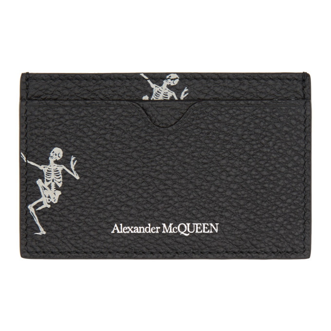 Photo: Alexander McQueen Black Dancing Skeleton Card Holder
