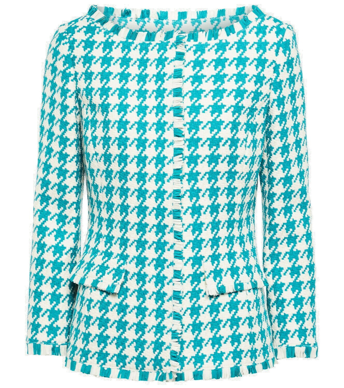 Oscar de la Renta Cropped tweed jacket Oscar de la Renta
