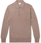 Kingsman - Cashmere Polo Shirt - Light brown