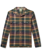 DE BONNE FACTURE - Camp-Collar Checked Cotton Shirt - Multi