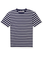 ARMOR LUX - Slim-Fit Striped Cotton-Jersey T-Shirt - Blue