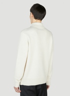 Raf Simons x Fred Perry - High Neck Sweater in White