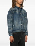 Junya Watanabe MAN Blue Distressed Denim Jacket
