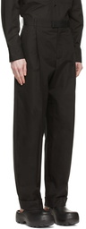 Bottega Veneta Black Cotton Trousers