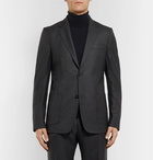 Mr P. - Grey Unstructured Worsted Wool Blazer - Men - Gray