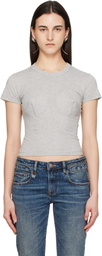 VAQUERA Gray Bullet Bra T-shirt