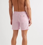 Hartford - Slim-Fit Mid-Length Swim Shorts - Pink