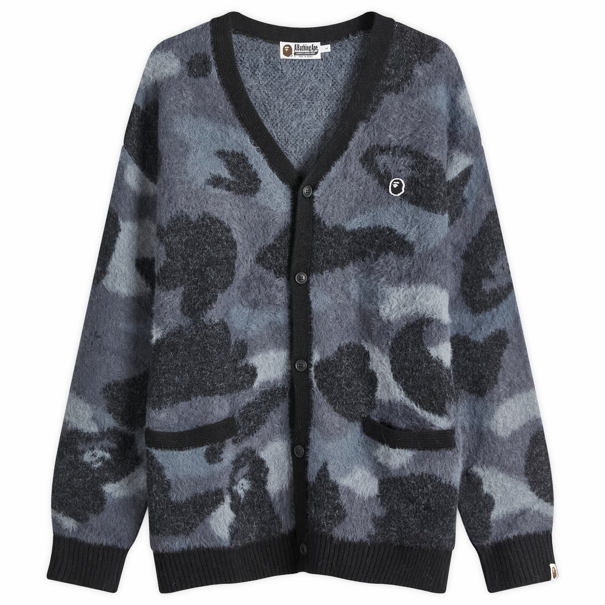 CDG OSAKA X BAPE COWICHAN CARDIGAN BAPE Brown Cowichan Cardigan A