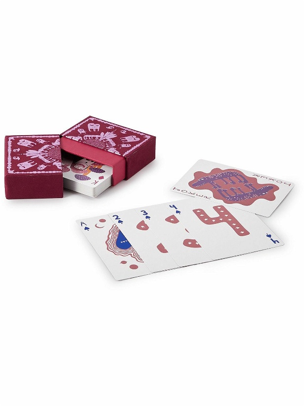 Photo: L'Objet - Haas Brothers Jumbo Playing Cards and Velvet Case