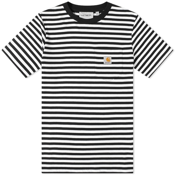 Photo: Carhartt WIP Haldon Stripe Pocket Tee