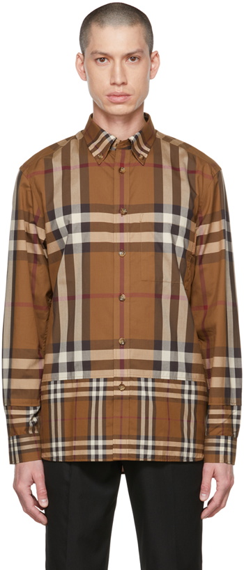 Photo: Burberry Brown Vintage Check Shirt