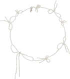 Pura Utz Transparent Multi Bow Necklace