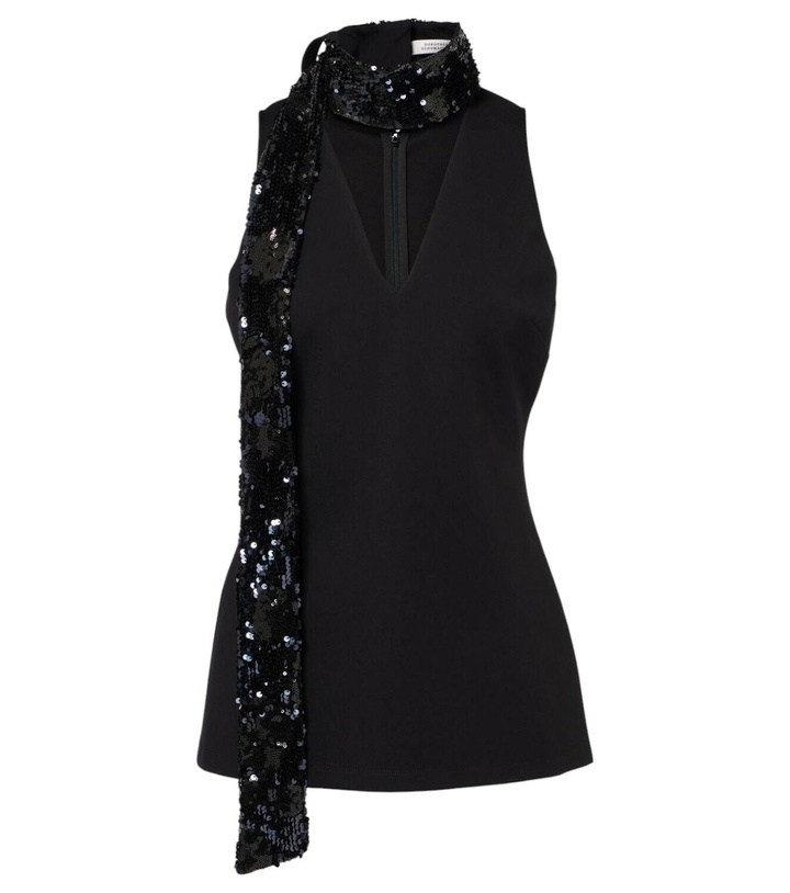 Photo: Dorothee Schumacher Emotional Essence sequined scarf top