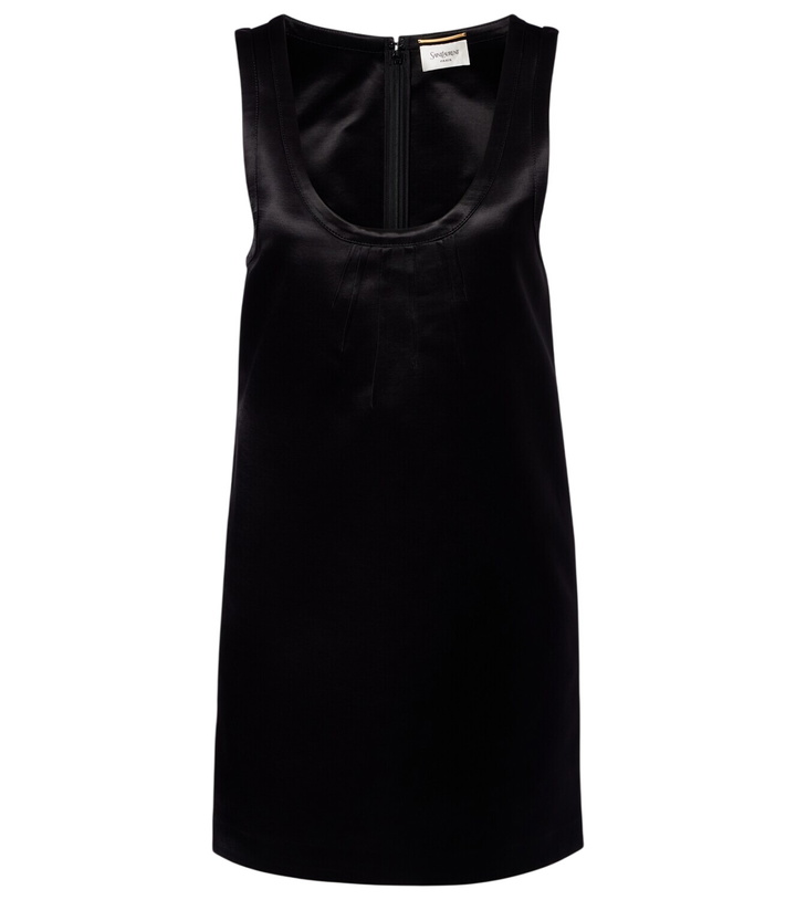 Photo: Saint Laurent Satin minidress
