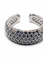 Tom Wood Silver Rhinestone-Embellished Ear Cuff