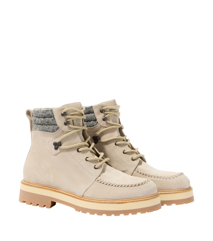 Photo: Eleventy Suede lace-up boots