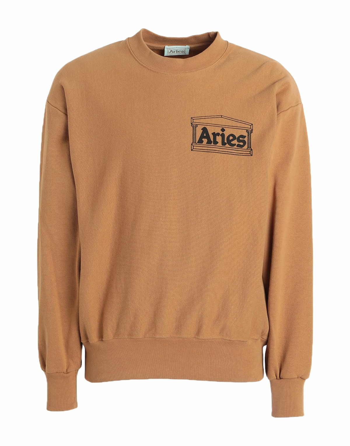 Aries Mens Sweatshirt Camel