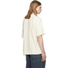 Diesel Off-White Distressed Flocked Logo T-shirt