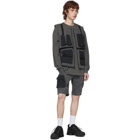 John Elliott Black Miramar Tactical Cargo Shorts