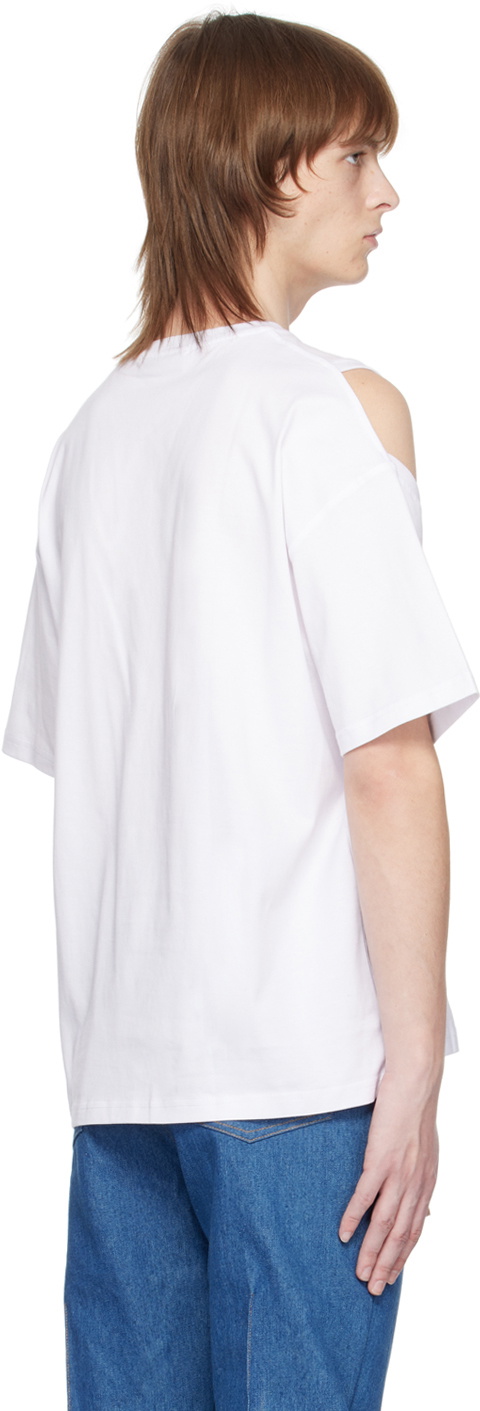 The World Is Your Oyster White Cutout T-Shirt