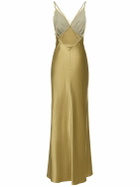 REFORMATION - Maysen Silk Long Dress