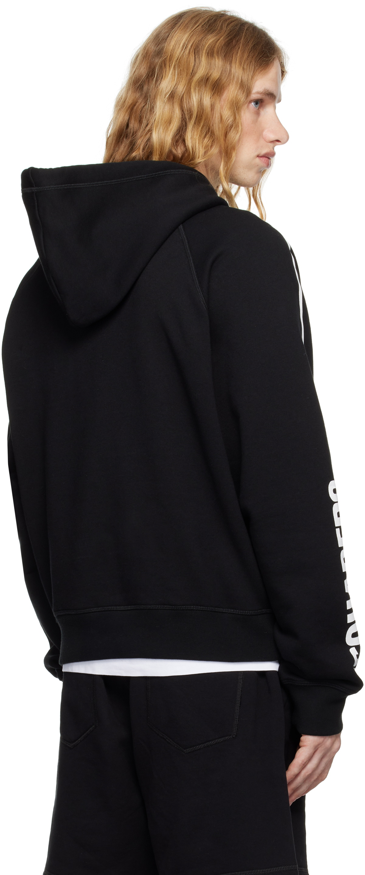 Dsquared2 Black Cipro Raglan Fit Hoodie