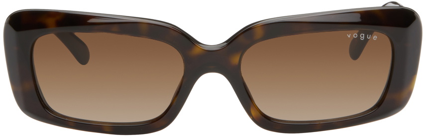 Vogue Tortoiseshell Hailey Sunglasses with Black Case Hailey x Vogue VO5438S Brown, Tortoise Prescription  main image 3