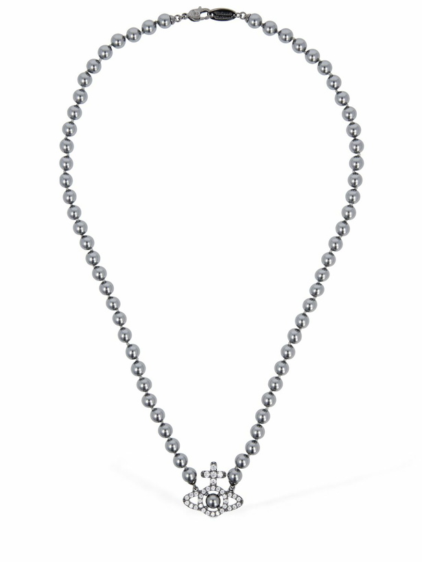 Photo: VIVIENNE WESTWOOD Man Olympia Faux Pearl Necklace