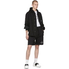 Valentino Black VLTN Star Jersey Shorts