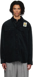 Jil Sander Navy Embroidered Shirt