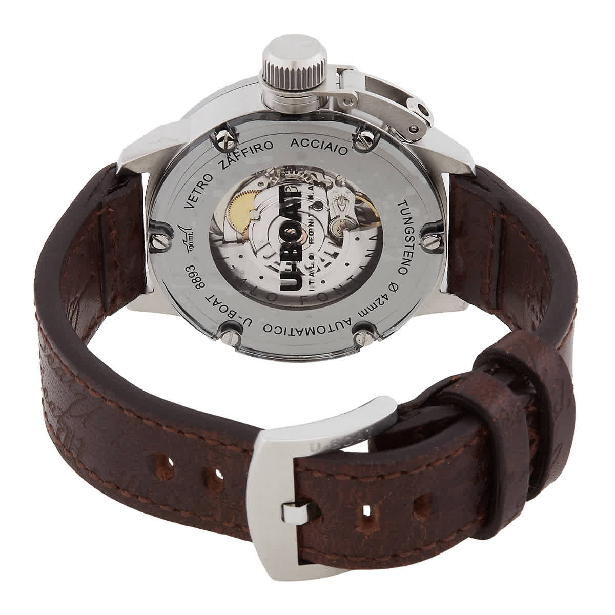 U-Boat Lefty Classico Automatic Black Dial Mens Watch 8893