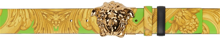 Photo: Versace Black & Gold Barocco Reversible Belt