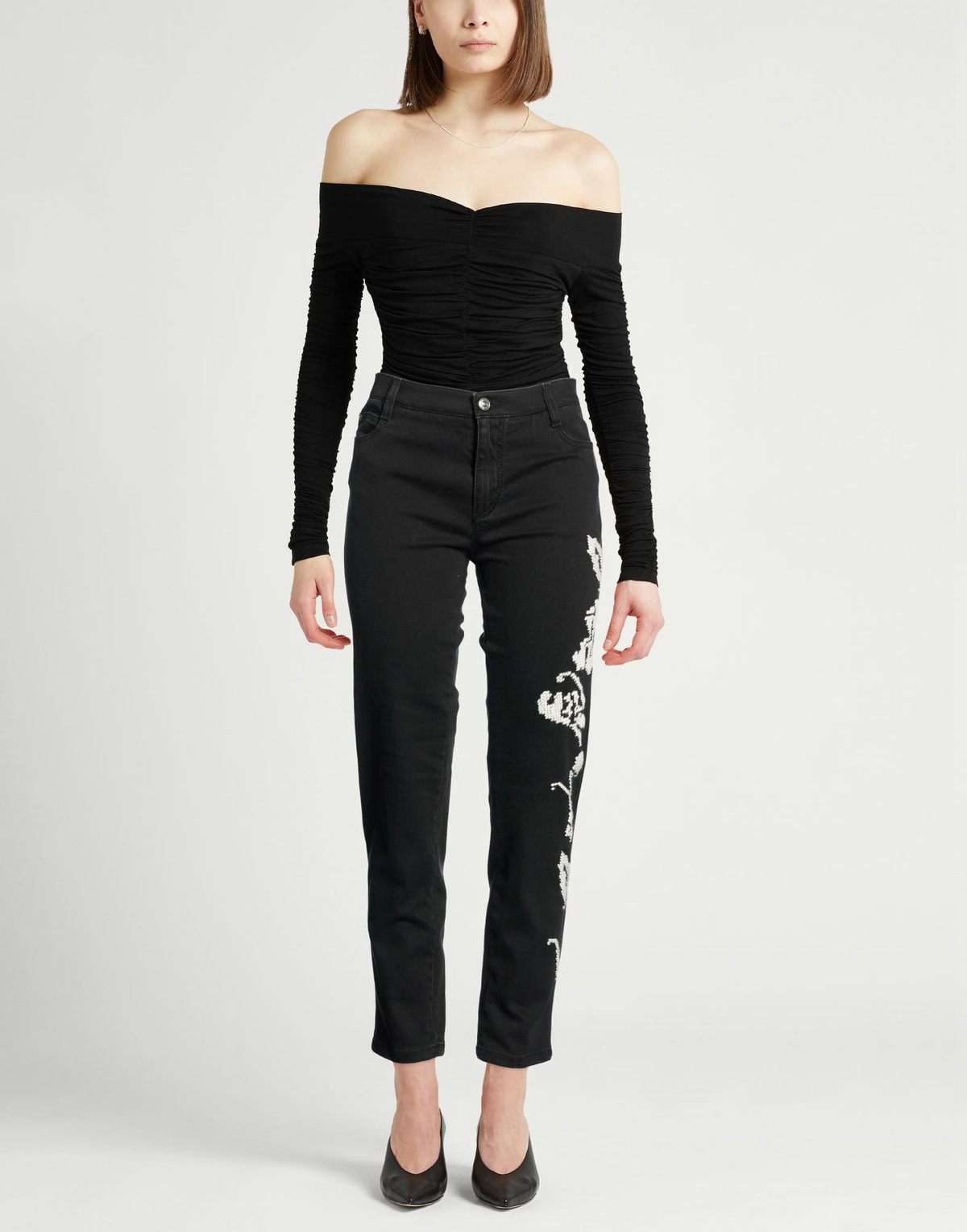 Ermanno Scervino Womens Jeans in Black