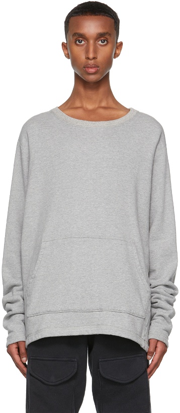 Photo: Greg Lauren SSENSE Exclusive Grey Hemp Sweatshirt