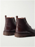 Mr P. - Jacques Leather Lace-Up Boots - Brown