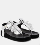 Isabel Marant Isela metallic leather sandals