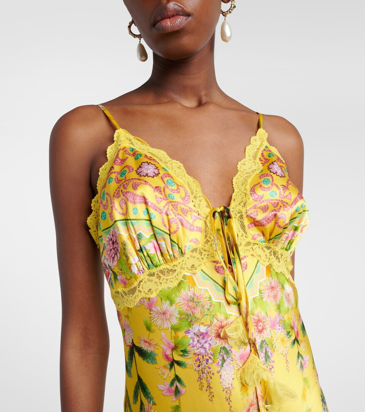 Camilla Printed silk charmeuse maxi dress